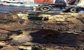 نشت خط لوله نفت در اهواز مهار شد