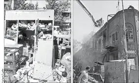 بمبی قوی در خیابان ناصرخسرو منفجر شد