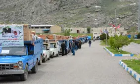 اهدای ۸ سری جهیزیه به نو عروسان ماکو