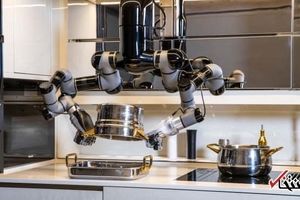 رباتی که هم آشپزی می‌کند و هم ظرف می‌شوید