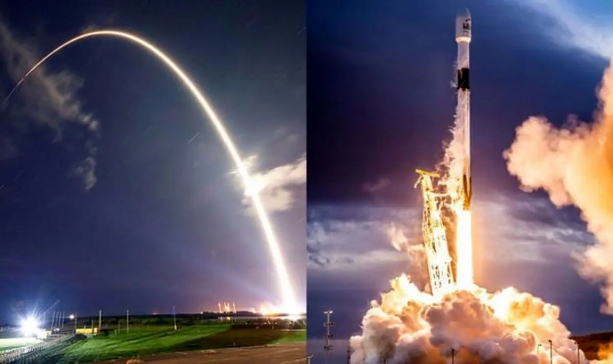 ویدئویی از انفجار ماهواره‌بر اسپیس ایکس آمریکا