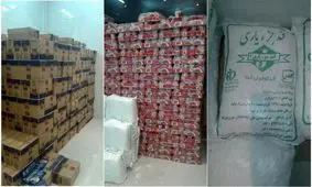 ۱۰ تن اقلام ضروری احتکاری در قم کشف شد