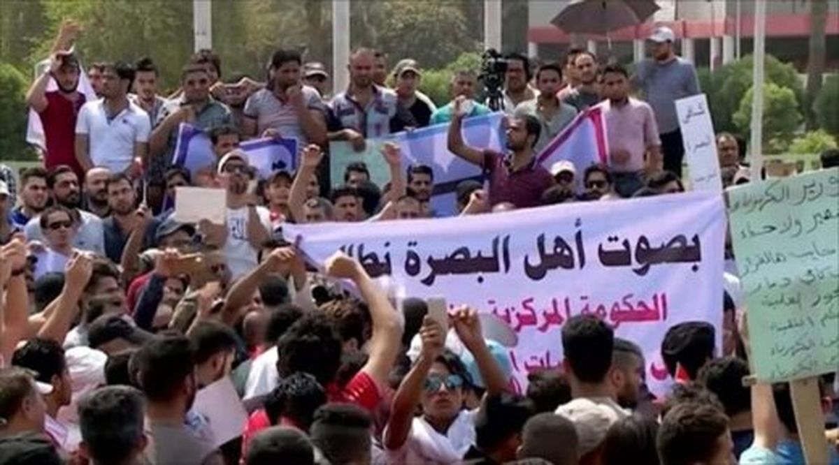 بصره بار دیگر ناآرام شد/ هزاران عراقی به خیابانها آمدند