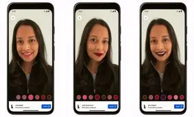 با واقعیت افزوده گوگل راحت‌تر آرایش کنید