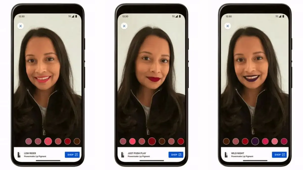 با واقعیت افزوده گوگل راحت‌تر آرایش کنید