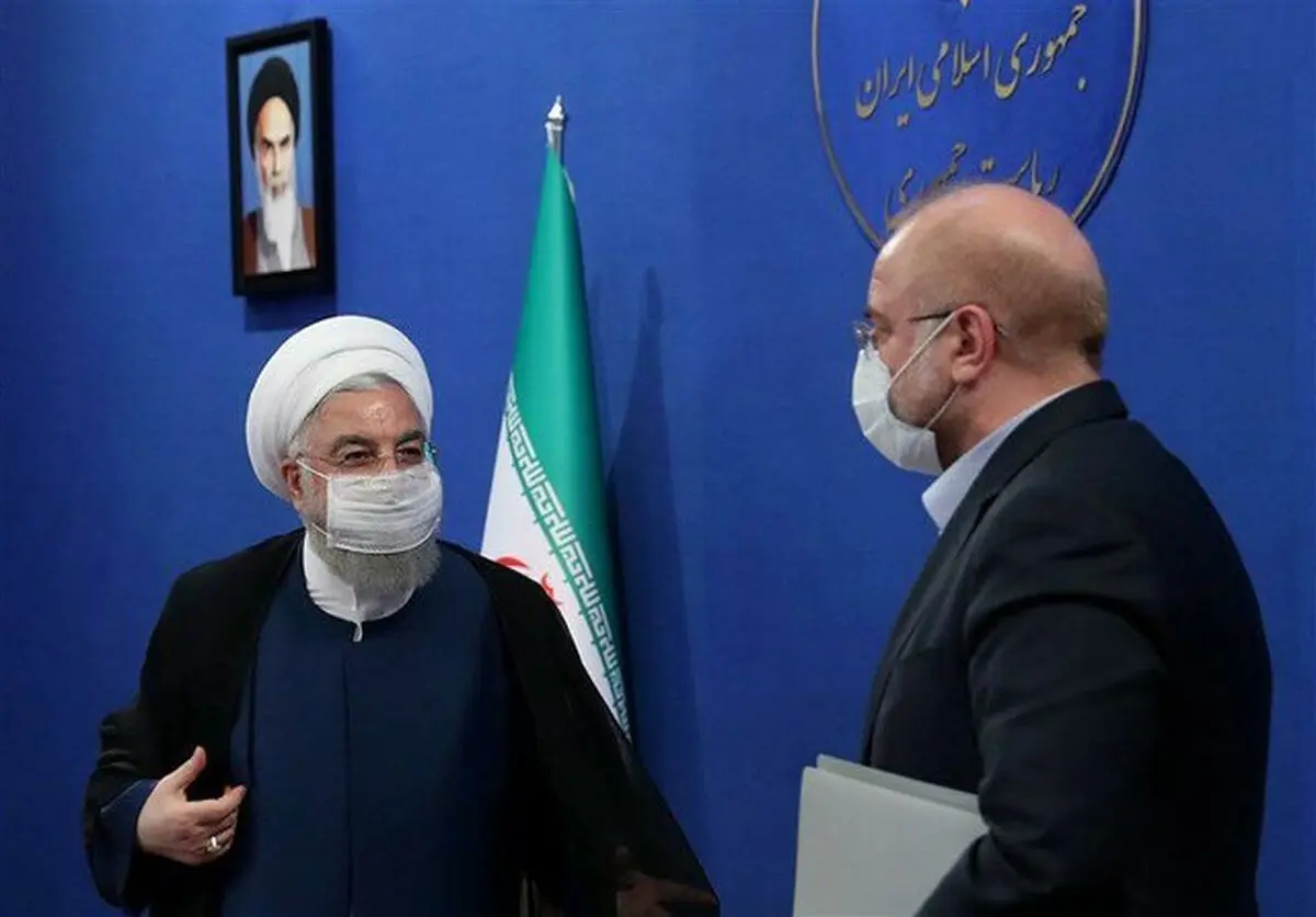 نشست مشترک روحانی و قالیباف در مورد بودجه ۱۴۰۰