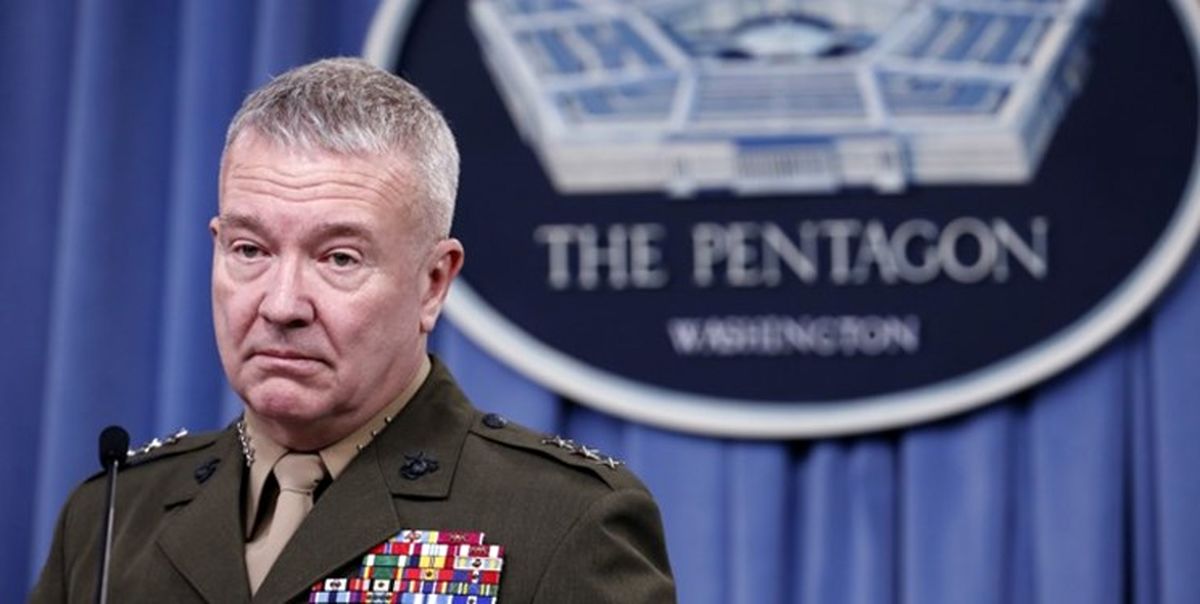 فرمانده سنتکام: باور من این است که ایران در حال حاضر دنبال جنگ با ایالات متحده است