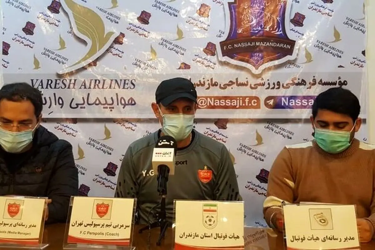 گلایه سرمربی پرسپولیس از استادیوم آبکی/ گل محمدی: نساجی با خطا گل زد