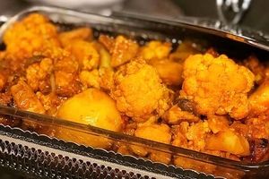 طرز تهیه خوراک گل کلم با پنیر