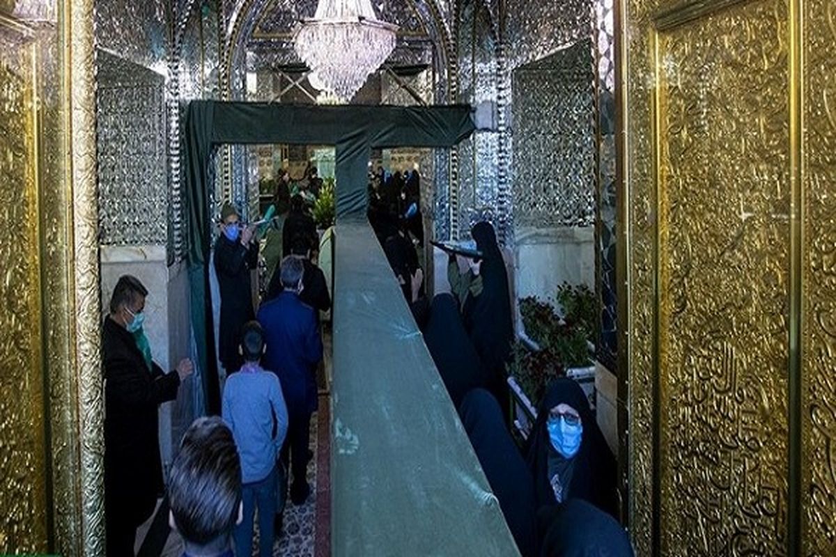 بخشی از روضه منوره امام رضا (ع) بر روی زائران گشوده شد