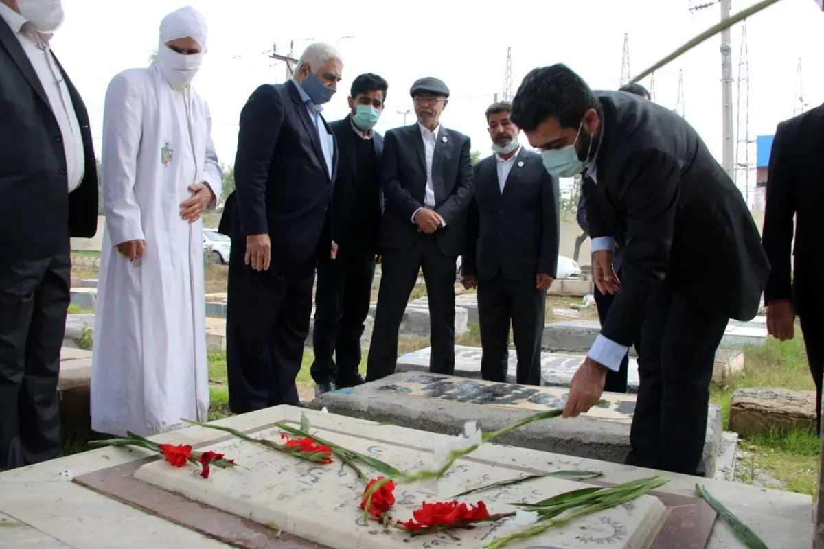 عملیات اجرایی پروژه همسان‌سازی آرامستان شهدای صابئین مندائی در اهواز آغاز شد