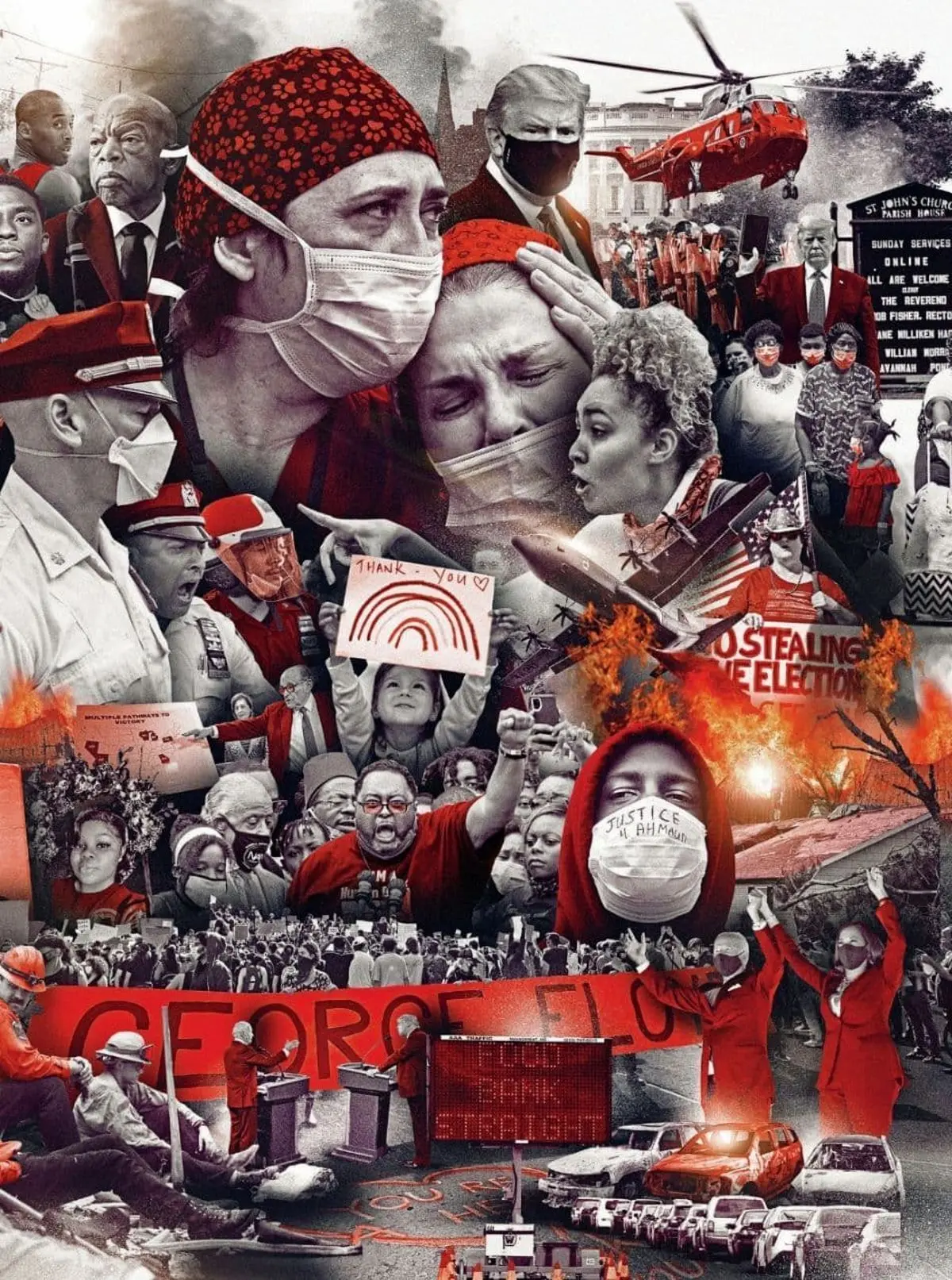 جهان در سال ۲۰۲۰ چگونه گذشت؟ / از ترور سردار سلیمانی تا شیوع کرونا و سقوط ترامپ