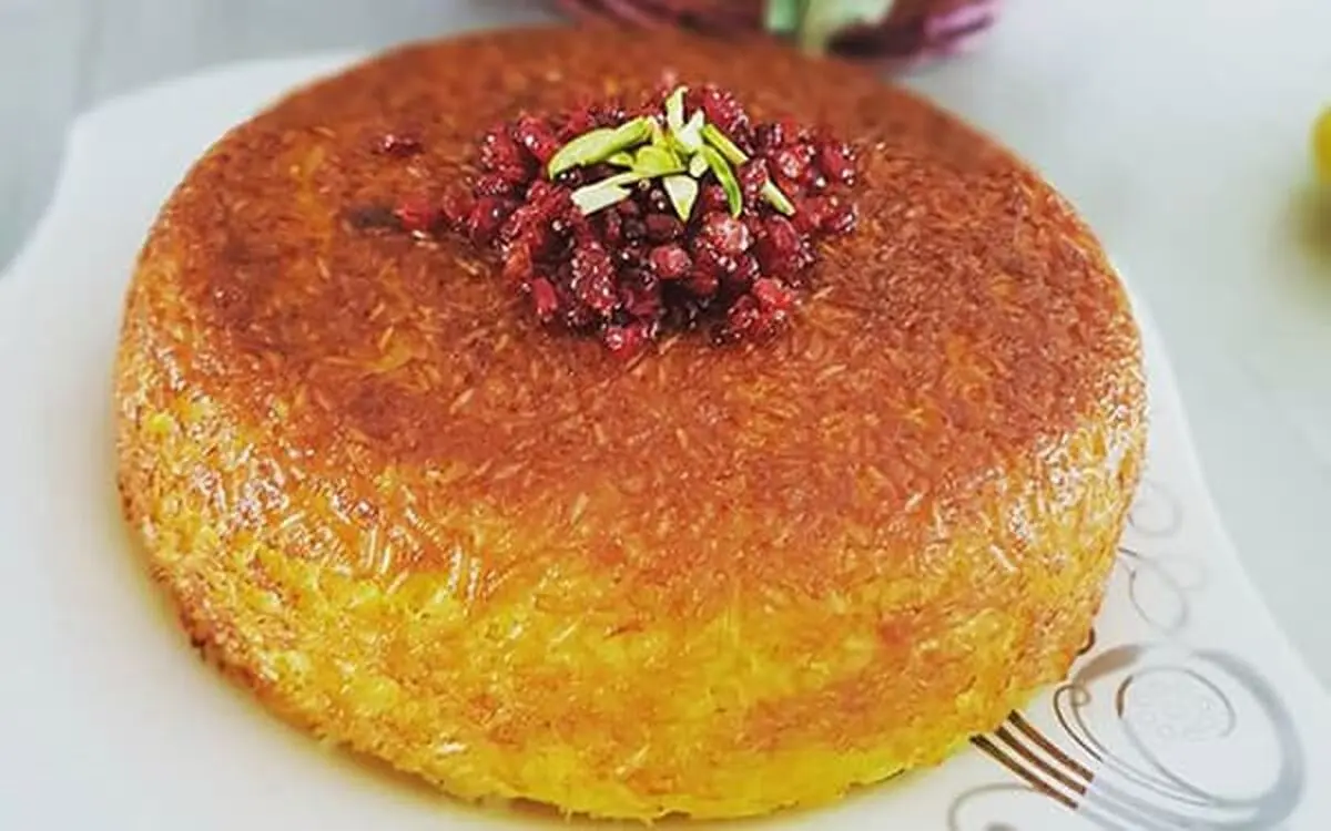 طرز تهیه ته چین تابه ای