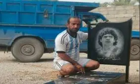کشاورز بوشهری که با سنگ قبر مارادونا خبرساز شد کیست؟