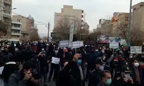 تجمع خودجوش مردم تبریز در اعتراض به سخنان اردوغان در باکو/ ویدئو