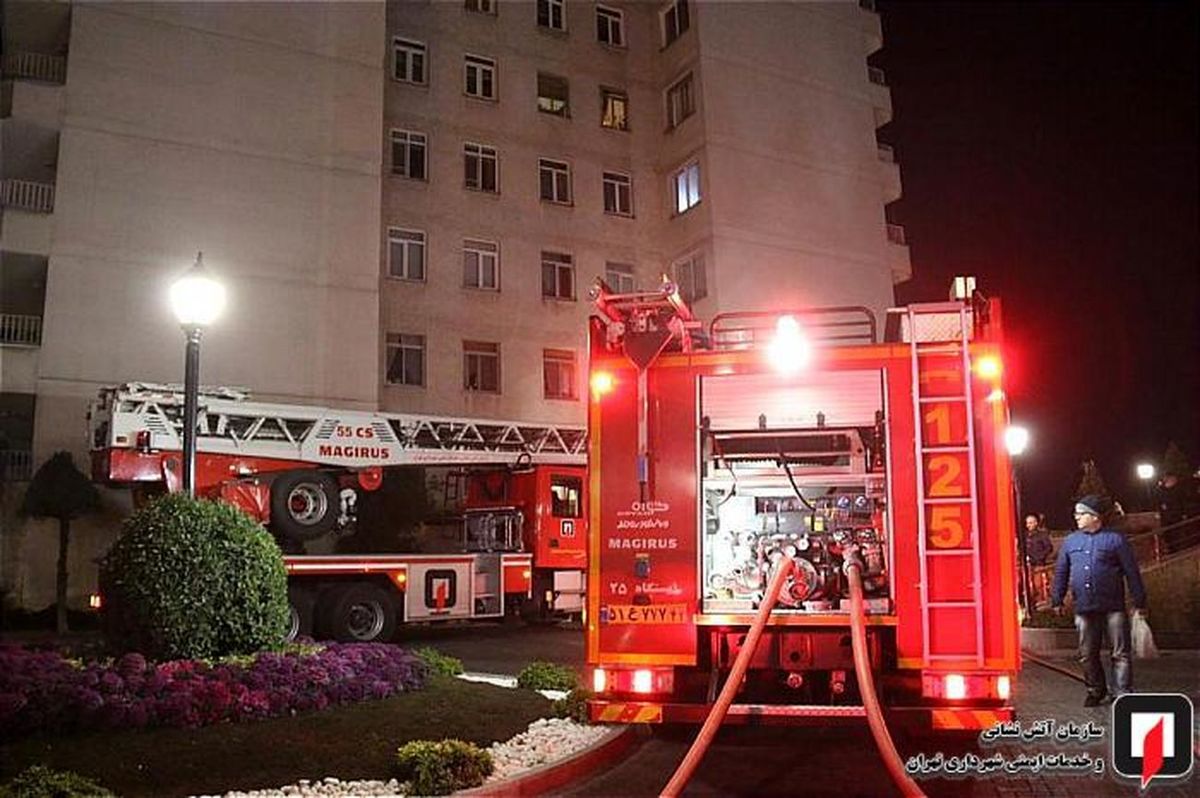 دست کوتاه آتشنشانان سمنانی در مهار آتش ساختمانهای بلند