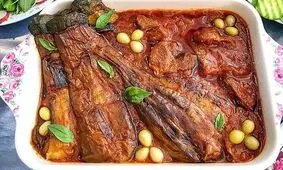 طرز تهیه خورش بادمجان مجلسی