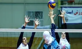 برتری سایپا برابر اکسون در لیگ والیبال زنان