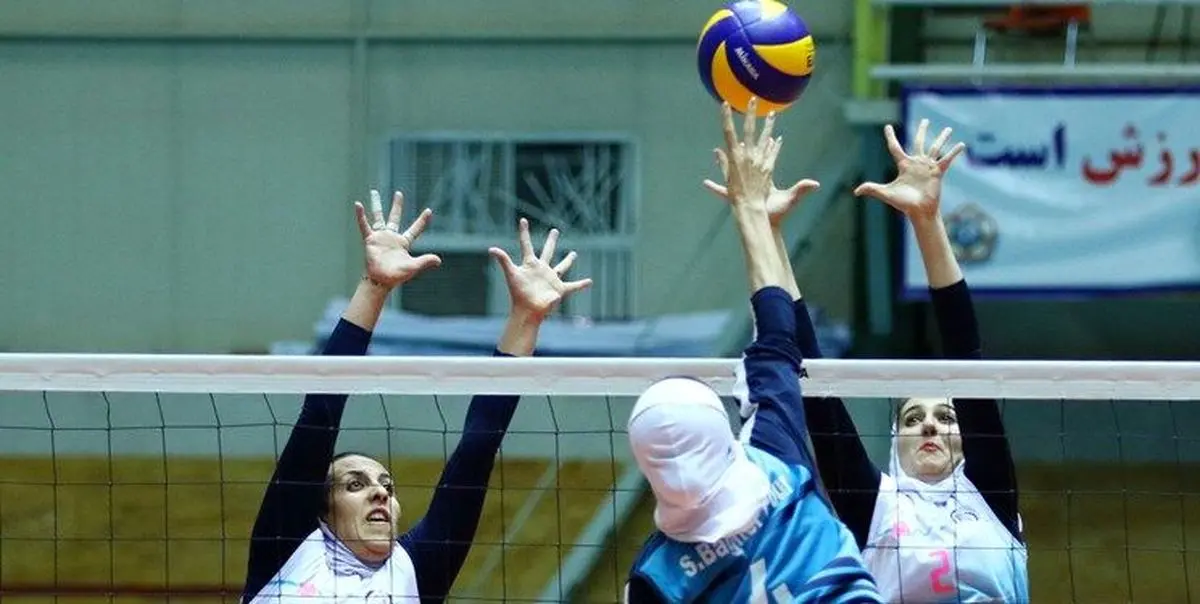 برتری سایپا برابر اکسون در لیگ والیبال زنان