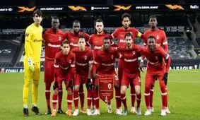 هواداران آنتورپ علیه علیرضا بیرانوند