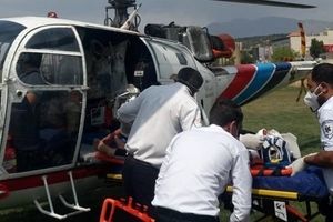 نجات کودک ۳ ساله زیلایی توسط اورژانس هوایی