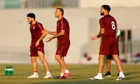 تصاویری از تمرین تیم فوتبال پرسپولیس برای حضور در فینال آسیا