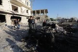 کشته شدن ۵ تروریست بر اثر انفجار زاغه مهمات در شمال سوریه