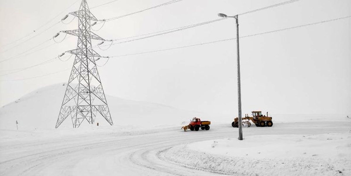 بارش ۴۰ سانتی‌متری برف در بخش چناررود چادگان