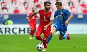 صحنه شادی علی کریمی، خداداد عزیزی و میناوند بعد از گل پرسپولیس/ ویدئو