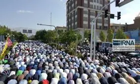 تصاویری از نماز پرشکوه عید سعید فطر