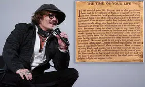 پیام جانی دپ به مناسبت سال جدید/ بکُشید و پشیمان نشوید!