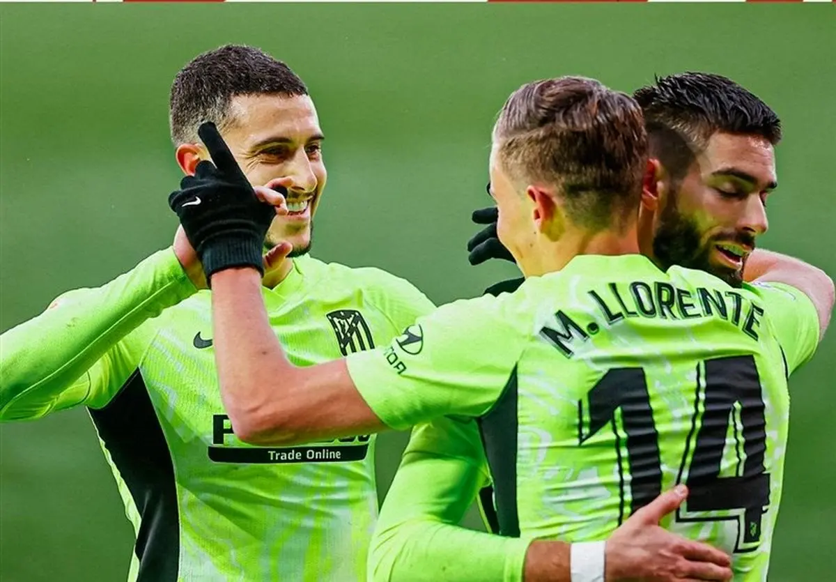 بازگشت اتلتیکو مادرید به صدر جدول با گل دقایق پایانی سوارس