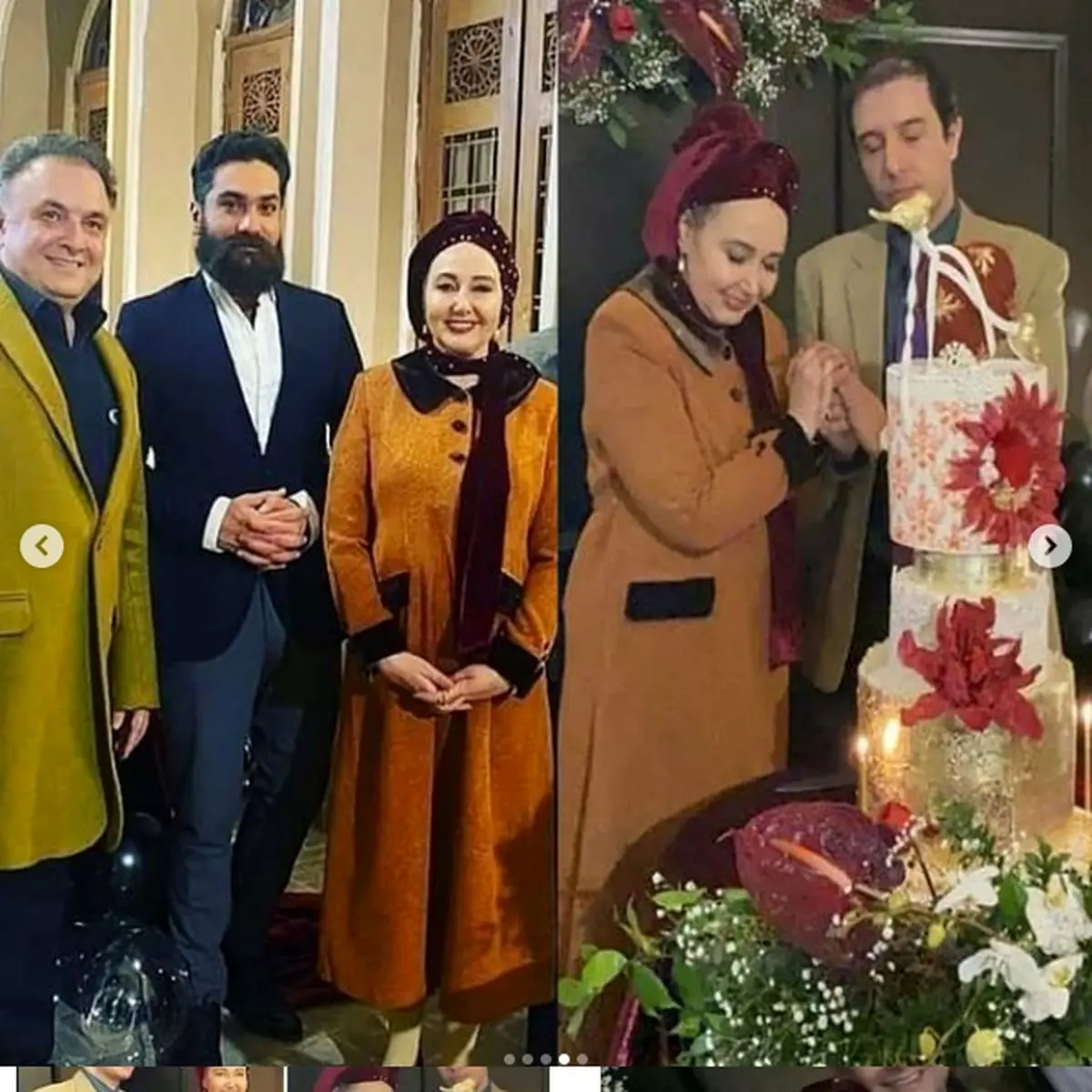 جشن تولد مجلل کتایون ریاحی/ ویدئو