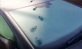 رمز و راز ظاهر شدن ردپایی عجیب روی اتومبیل