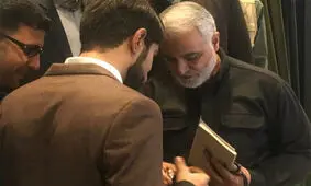 خواننده پاپی که از حاج قاسم انگشتر گرفت