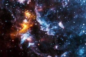 شکل‌های حیرت‌آور در میان پرتوهای یک ستاره نوترونی