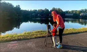 عکس‌های همسر ملی‌پوش اسبق ایران از اعتراضات دیشب در واشنگتن دی‌سی