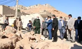 جابه‌جایی منازل پرخطر کوی شهید سلیمانی در اولویت است