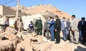 جابه‌جایی منازل پرخطر کوی شهید سلیمانی در اولویت است