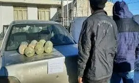 کشف بیش از ۱۰کیلوگرم مواد مخدر و دستگیری دو متهم در کوهسرخ