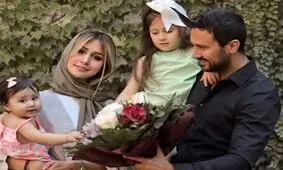 عکس شاهرخ استخری با دخترهایش در خارج از ایران