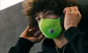 ماسک هوشمندی که نفس‌های شما را می‌شمارد/ تصاویر