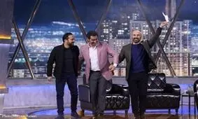 خوانندگی احمد مهرانفر و رقص کردی شهاب حسینی، تنابنده و مهرانفر/ ویدئو
