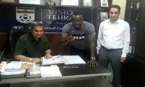 بمب پرسپولیسی‌ها قراردادش را ثبت کرد+عکس