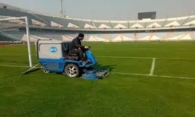 چمن آزادی مهیای دربی شد/ تصاویر‌