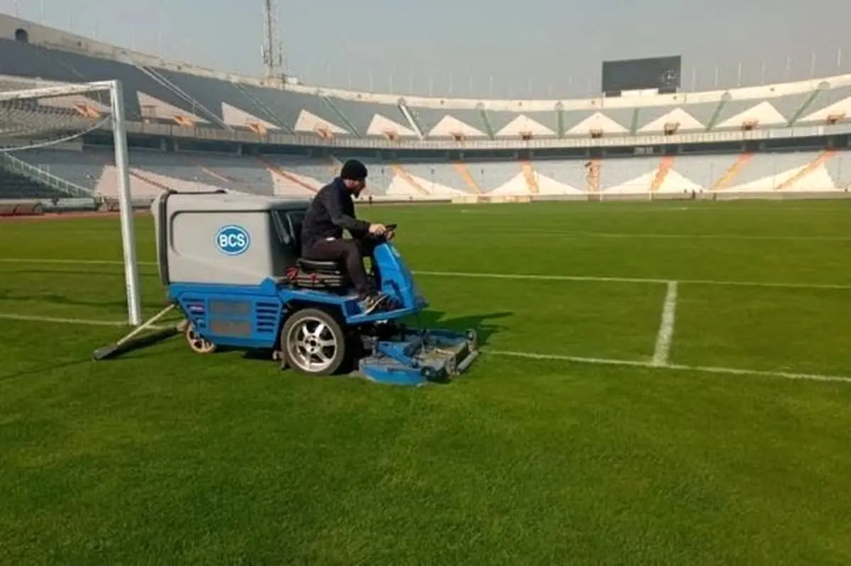 چمن آزادی مهیای دربی شد/ تصاویر‌