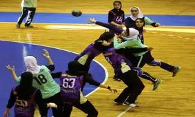 لیگ برتر هندبال بانوان؛ کربنات سدیم فیروزآباد و تاسیسات دریایی/ عکس