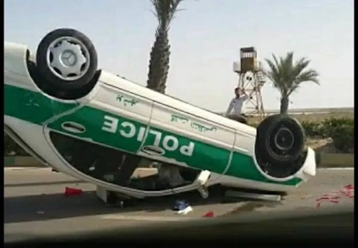 جان باختن 2پلیس هنگام تعقیب متهم