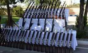 کشف ۷۵ قبضه سلاح غیرمجاز در لرستان