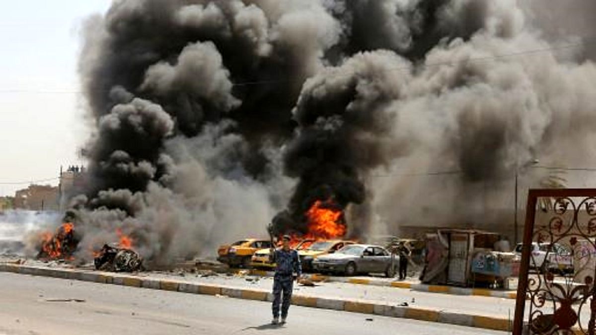 وقوع 2 انفجار در مرکز بغداد/ ویدئو